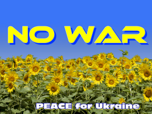 Peace for Ukraine.