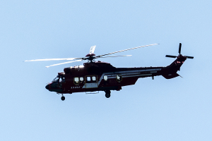 東京消防庁航空隊のヘリコプター「こうのとり」