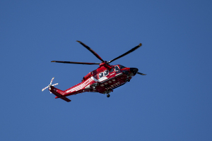 東京消防庁航空隊のヘリコプター「ちどり」