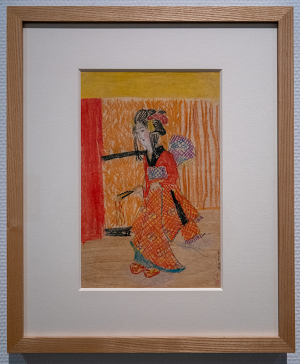 岸田麗子《下町娘》1923年　色鉛筆・紙　東京国立近代美術館蔵