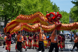 横濱中華學院校友會　中国獅子舞