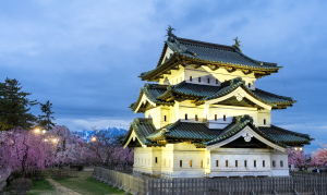 弘前城 夜景