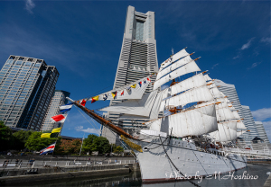 帆船日本丸の総帆展帆&満船飾 帆船日本丸の総帆展帆&満船飾